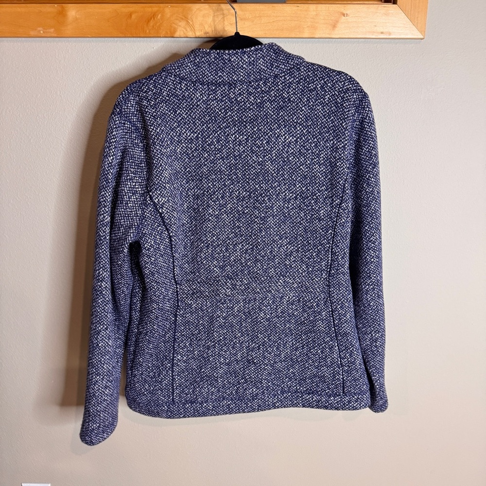 T by Talbots Blue Zip-Up Jacket - Picture 4 of 4